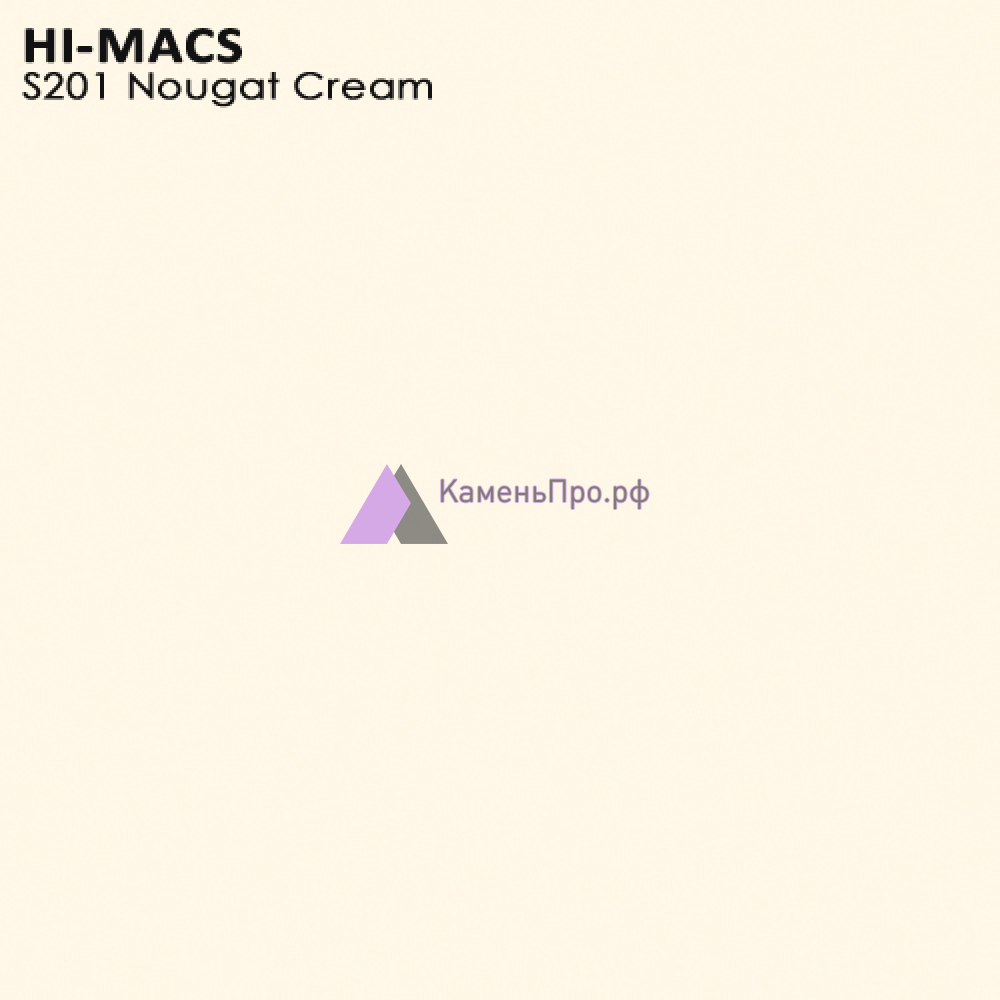 Hi-Macs Solid Nougat Cream S201